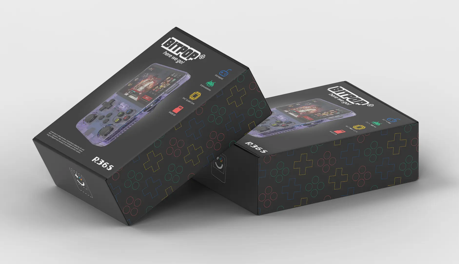 Bitpop Consolas branding diseño web