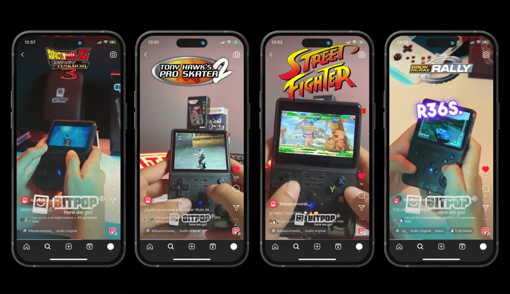 Bitpop Consolas branding diseño web