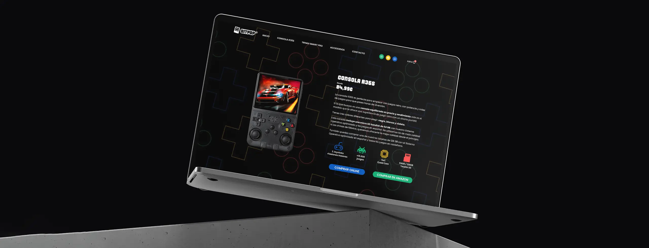 Bitpop consolas branding