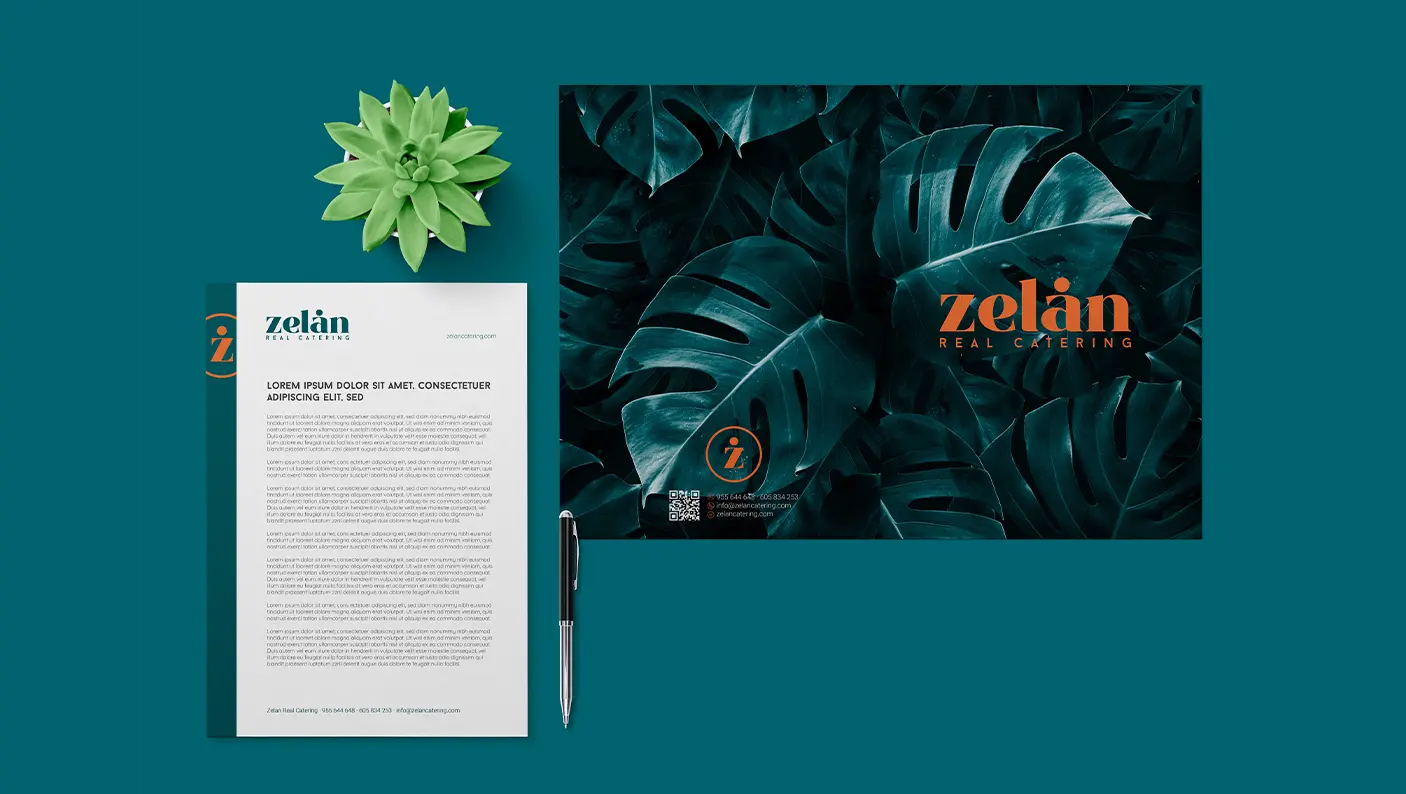 Zelán Catering Branding Marea Alta Creative Minds
