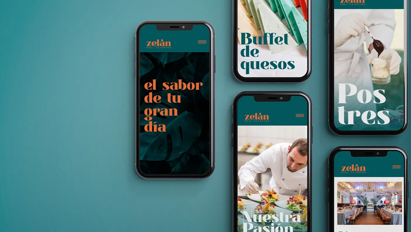 Zelán Catering Branding Marea Alta Creative Minds